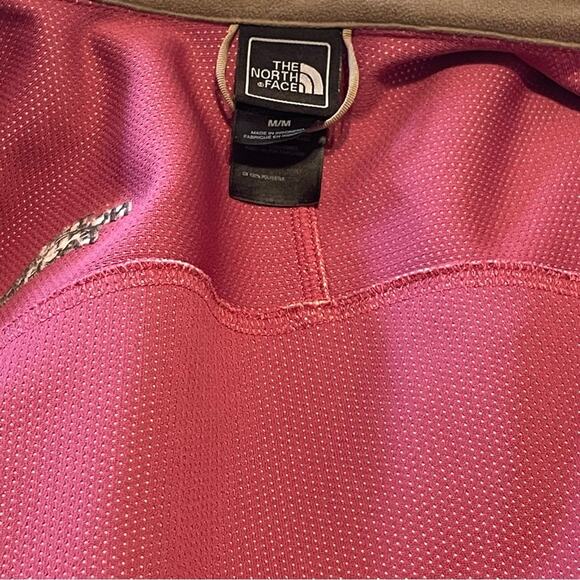 North Face Windwall Light Ivory Full Zip Fleece Mefium - Picture 8 of 9